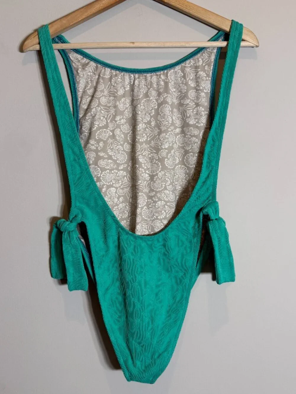 Free People free-est Pamela One Piece Swimsuit Women's Medium Mermaid Green NWT